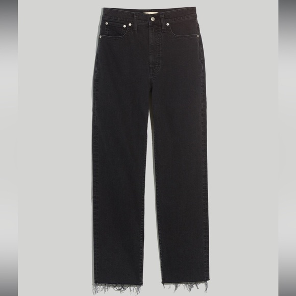 Madewell The Curvy Perfect Vintage Straight Jean in Lunar Wash(Tall) - Picture 4 of 4